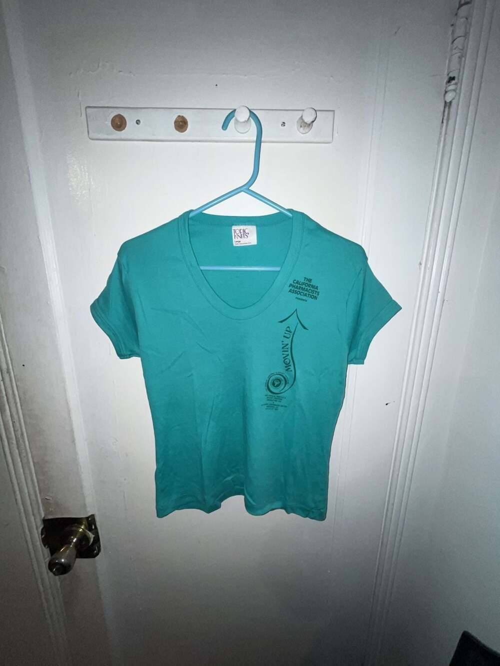Topic Knits T-Shirt Size Large Vintage 1981 California Pharmacists Association